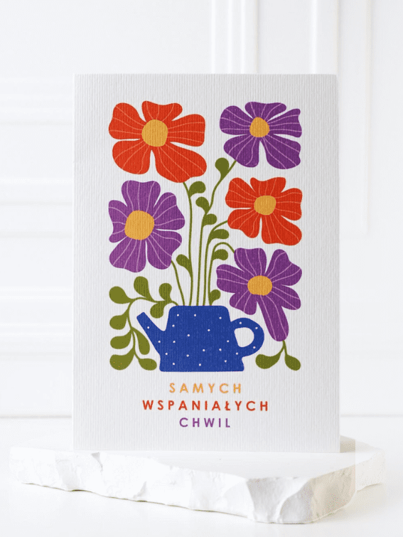 Wspaniałych Chwil kartka okolicznościowa