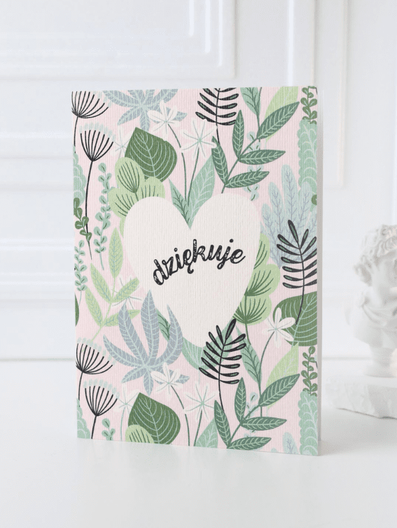 Dziękuje kartka okolicznościowa