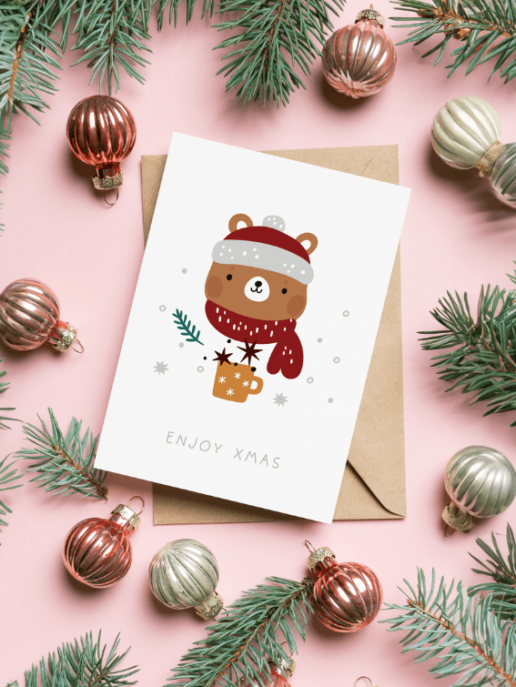 Enjoy kartka świąteczna