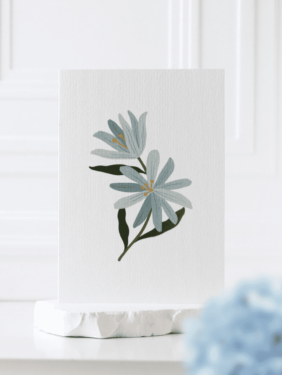 Blue kartka okolicznościowa