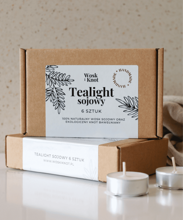 TEALIGHT SOJOWY 6 SZTUK