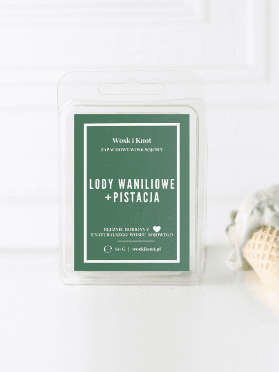 Lody Waniliowe & Pistacja wosk zapachowy