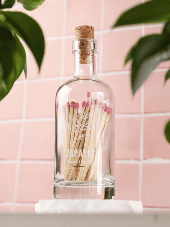 ZAPAŁKI W BUTELCE PINK
