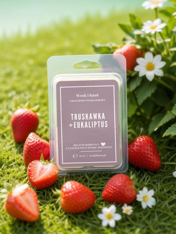 Truskawka & Eukaliptus wosk zapachowy