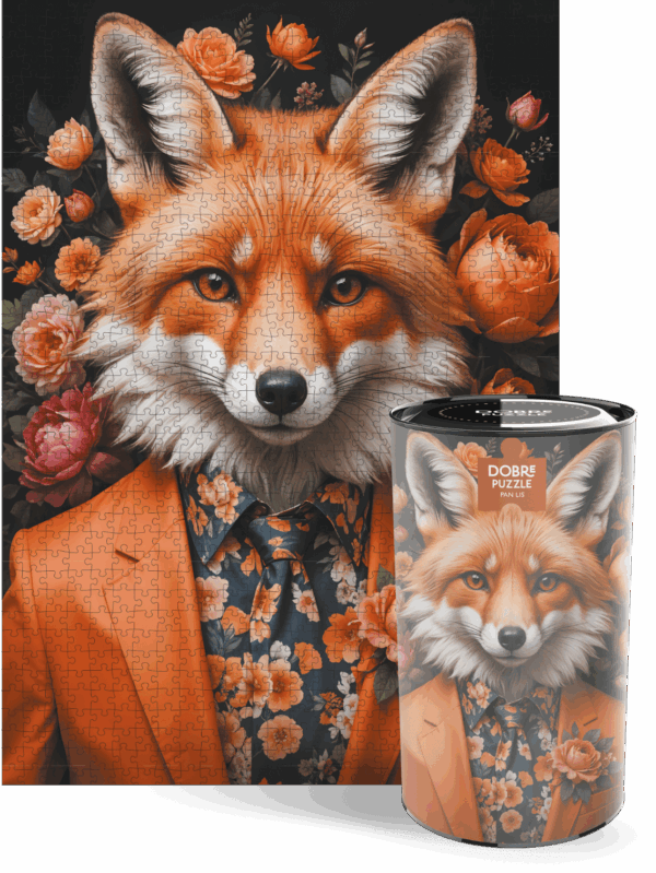 Pan Lis puzzle 1000 elementów