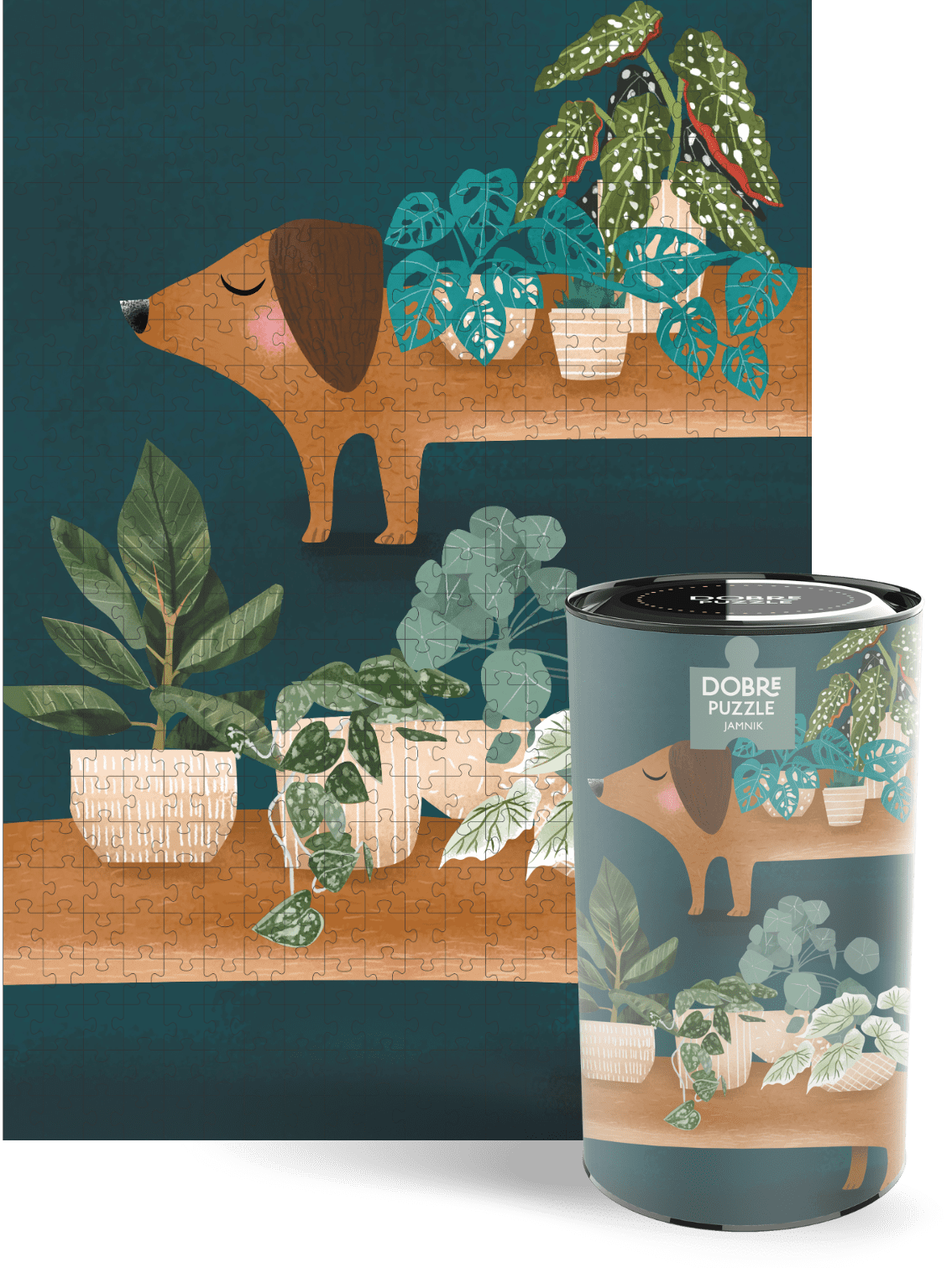 Jamnik puzzle 500 elementów