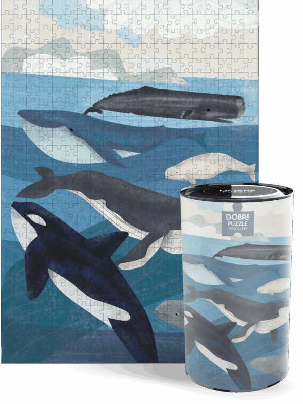 Wieloryby puzzle 500 elementów