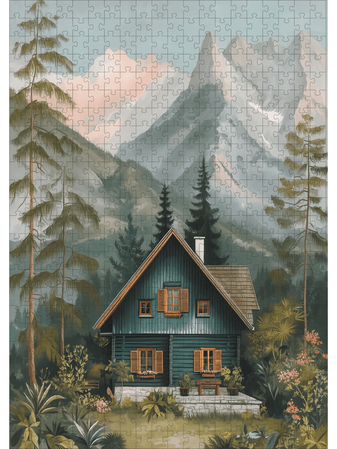 Chata Drwala puzzle 500 elementów - obrazek 3