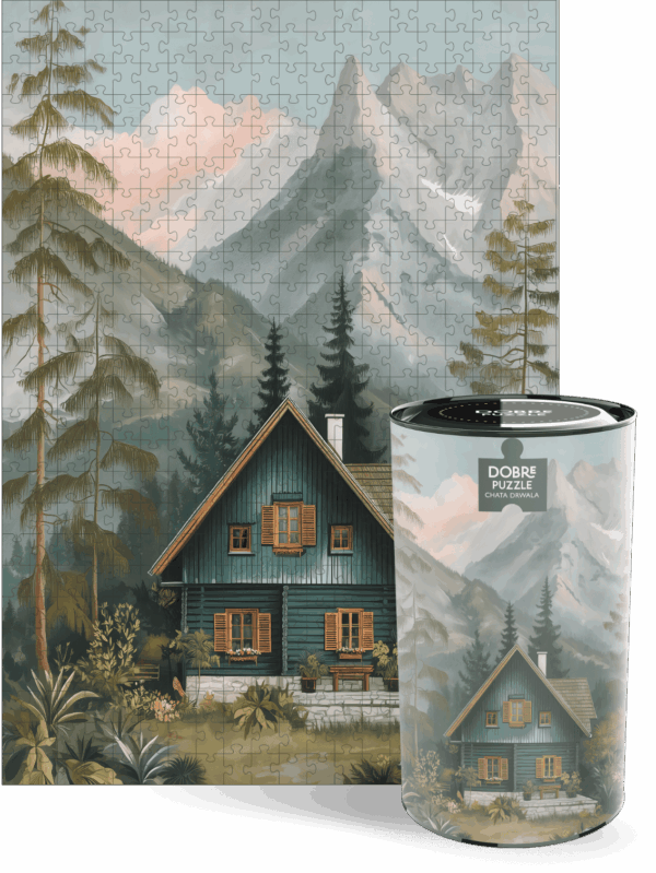 Chata Drwala puzzle 500 elementów