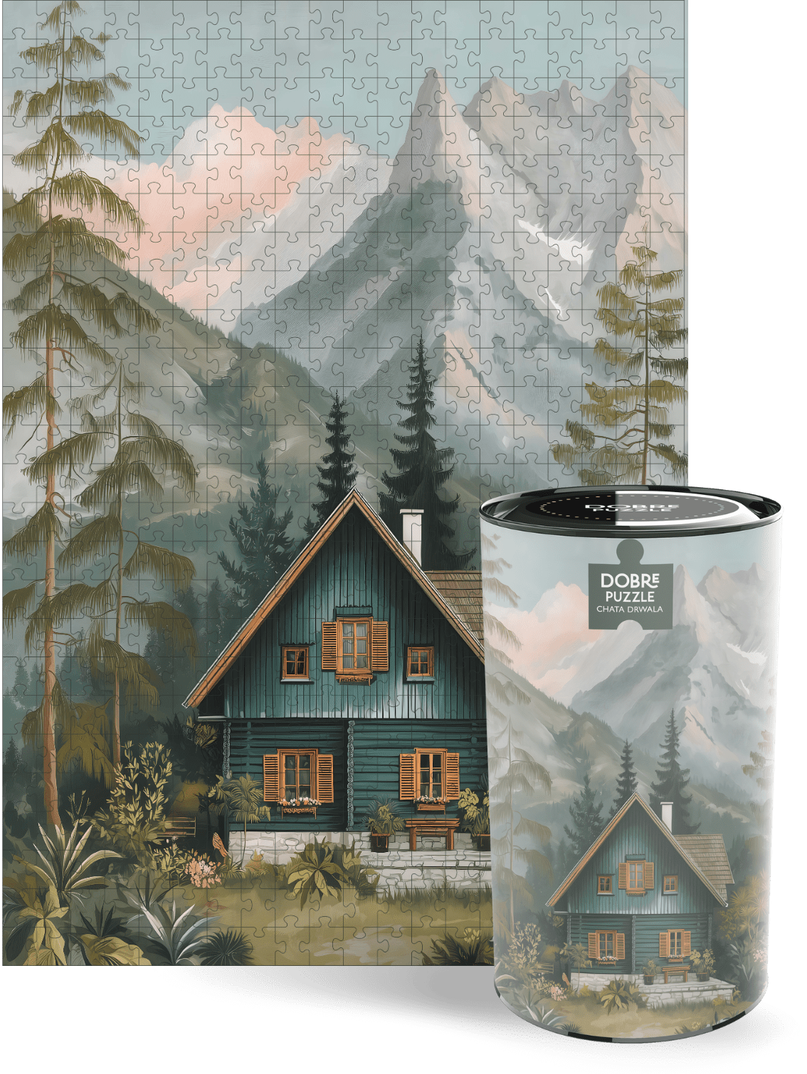 Chata Drwala puzzle 500 elementów