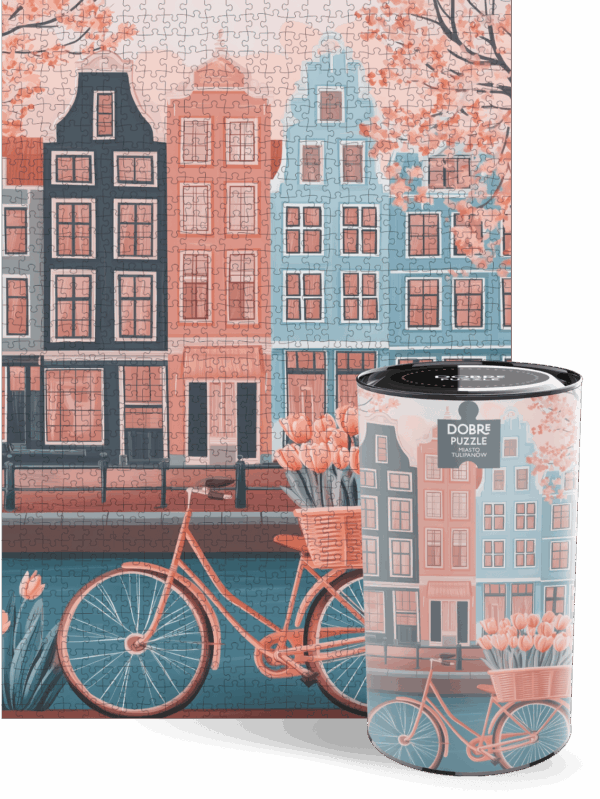 Miasto Tulipanów puzzle 1000 elementów