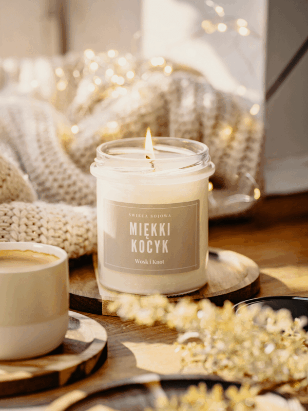 Miękki Kocyk świeca sojowa