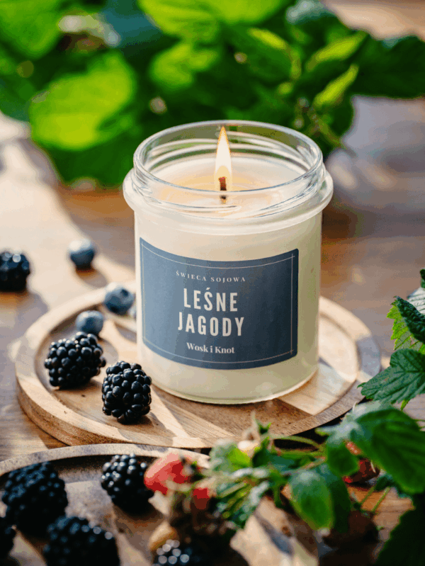 Leśne Jagody świeca sojowa