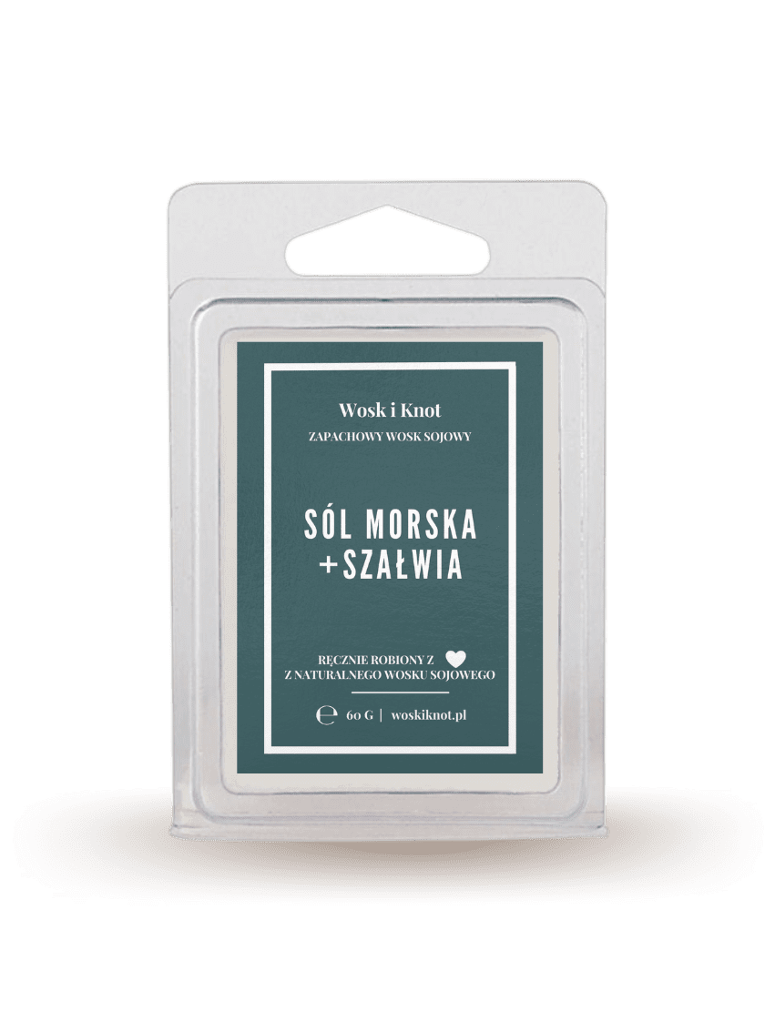 Sól Morska & Szałwia wosk zapachowy - obrazek 4