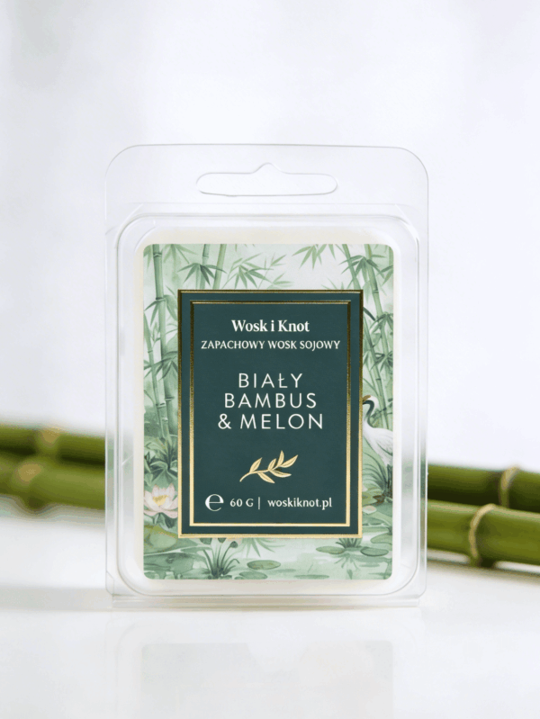 Biały Bambus & Melon wosk zapachowy