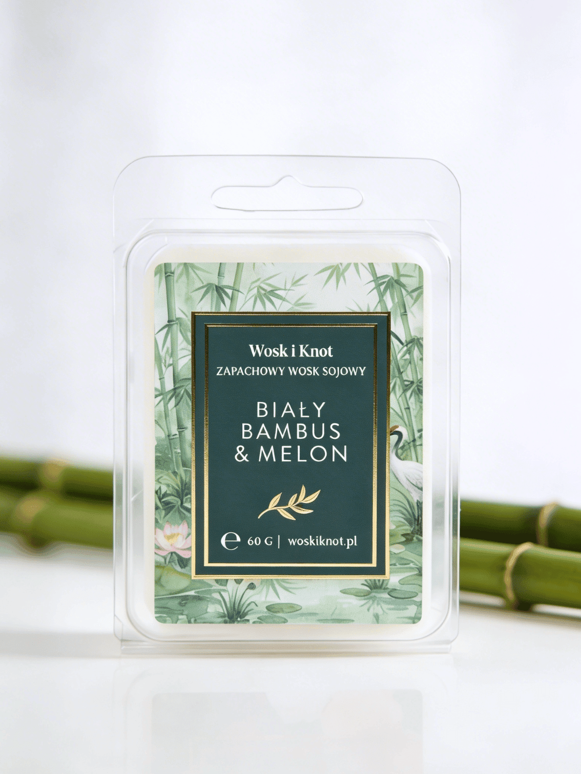 Biały Bambus & Melon wosk zapachowy
