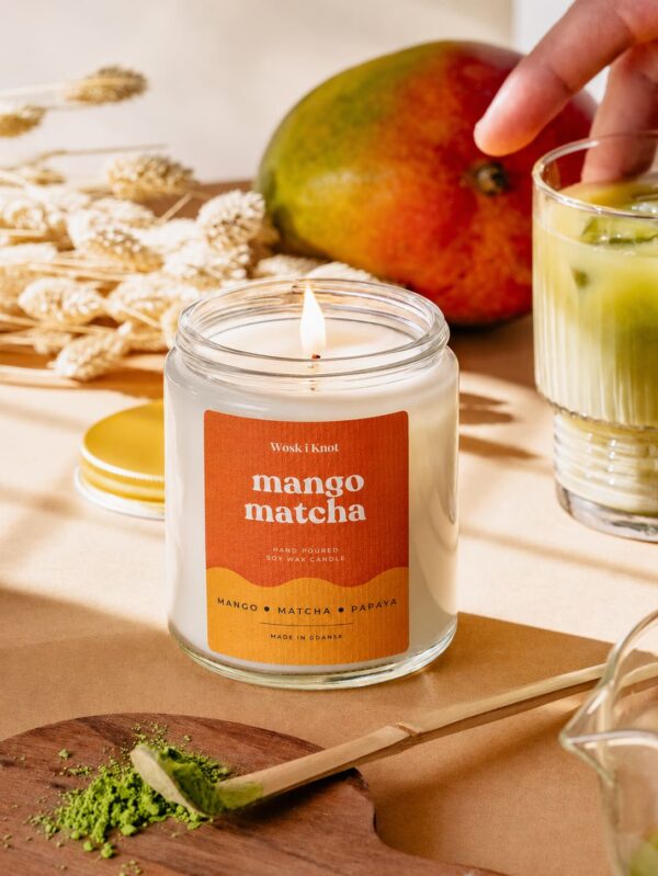 Mango Matcha świeca sojowa