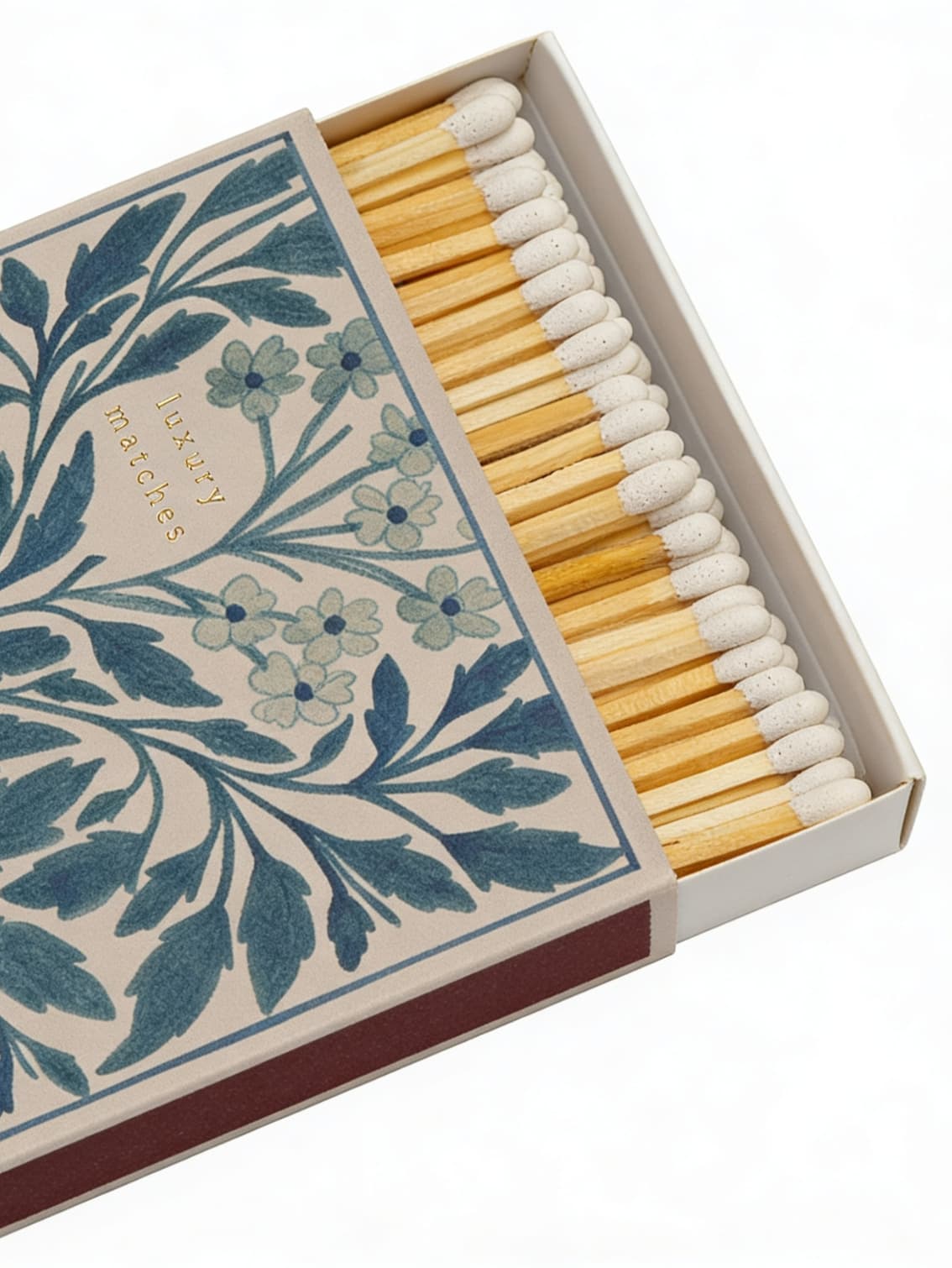 Blue Floral Matches duże zapałki premium - obrazek 2