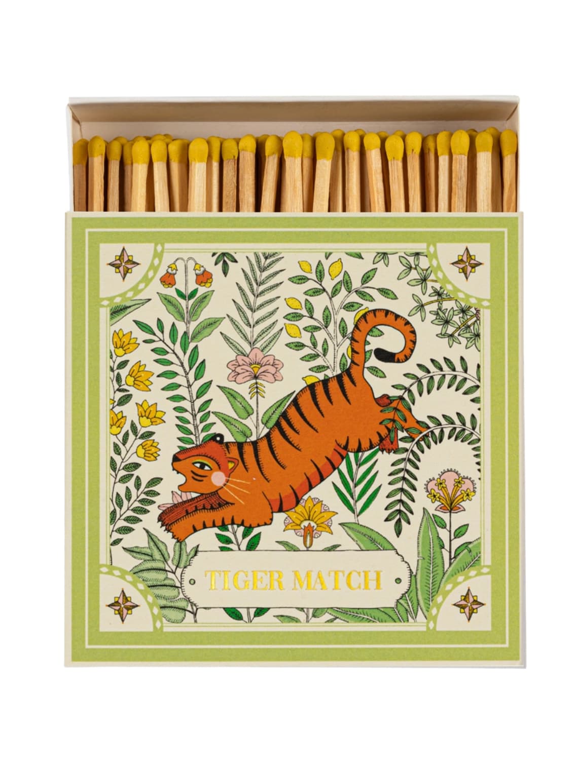 Green Tiger Matches duże zapałki premium - obrazek 4