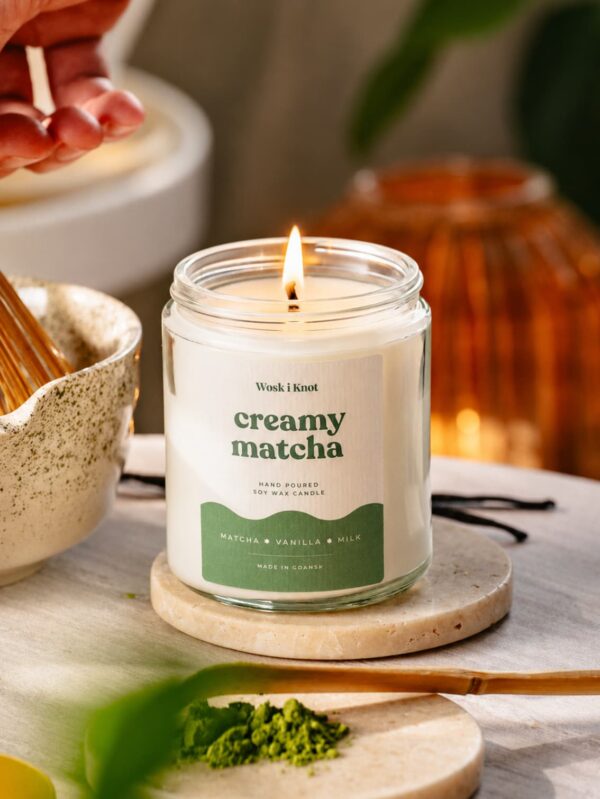 Creamy Matcha świeca sojowa