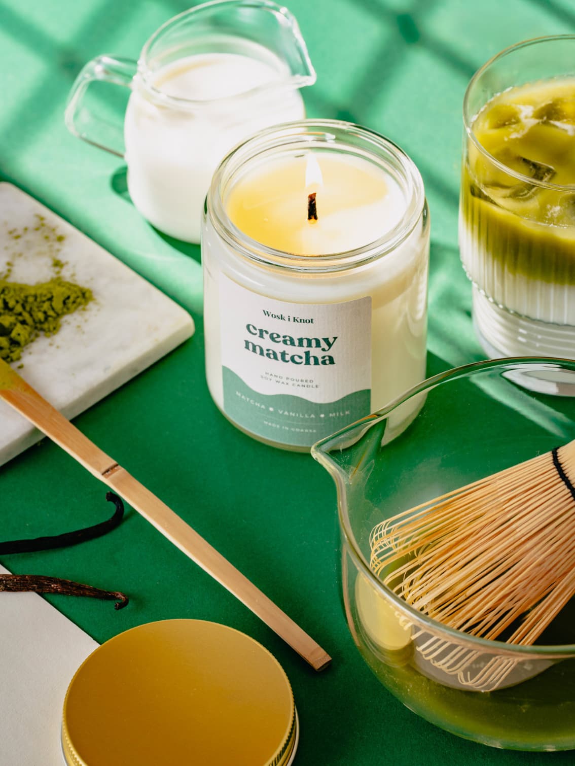Creamy Matcha świeca sojowa - obrazek 4