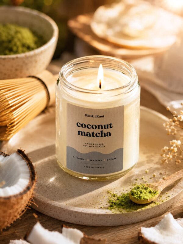 Coconut Matcha świeca sojowa