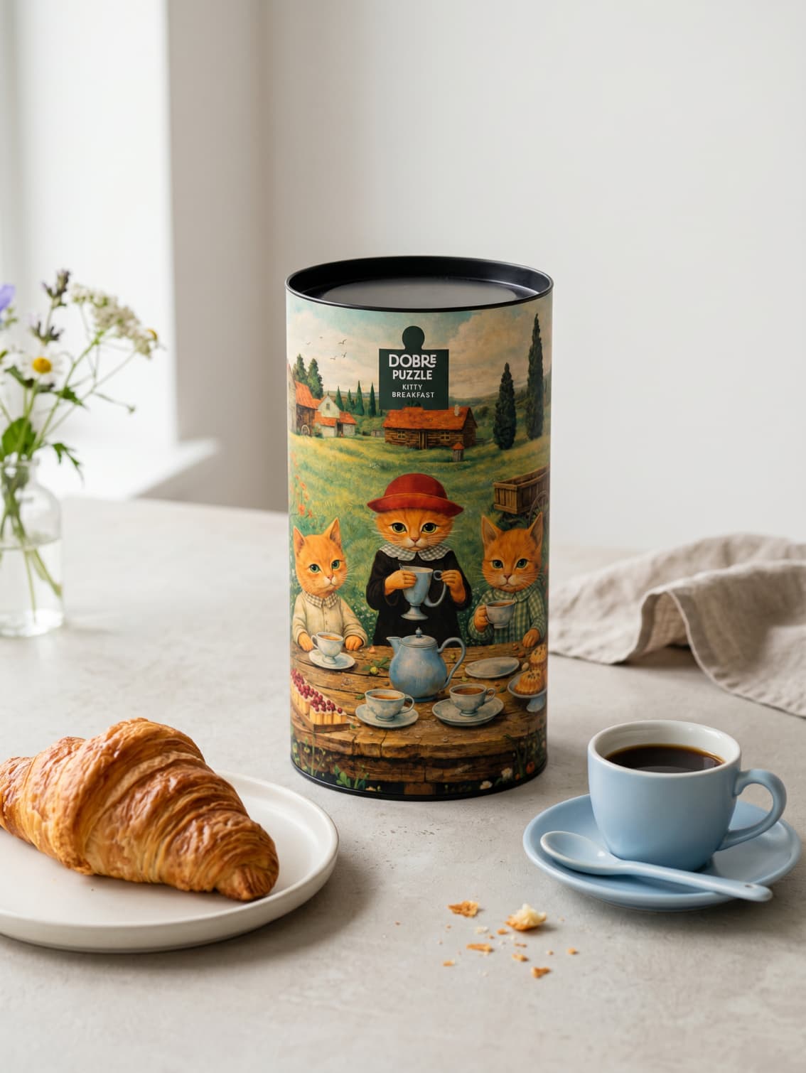 Kitty Breakfast puzzle 500 elementów - obrazek 4