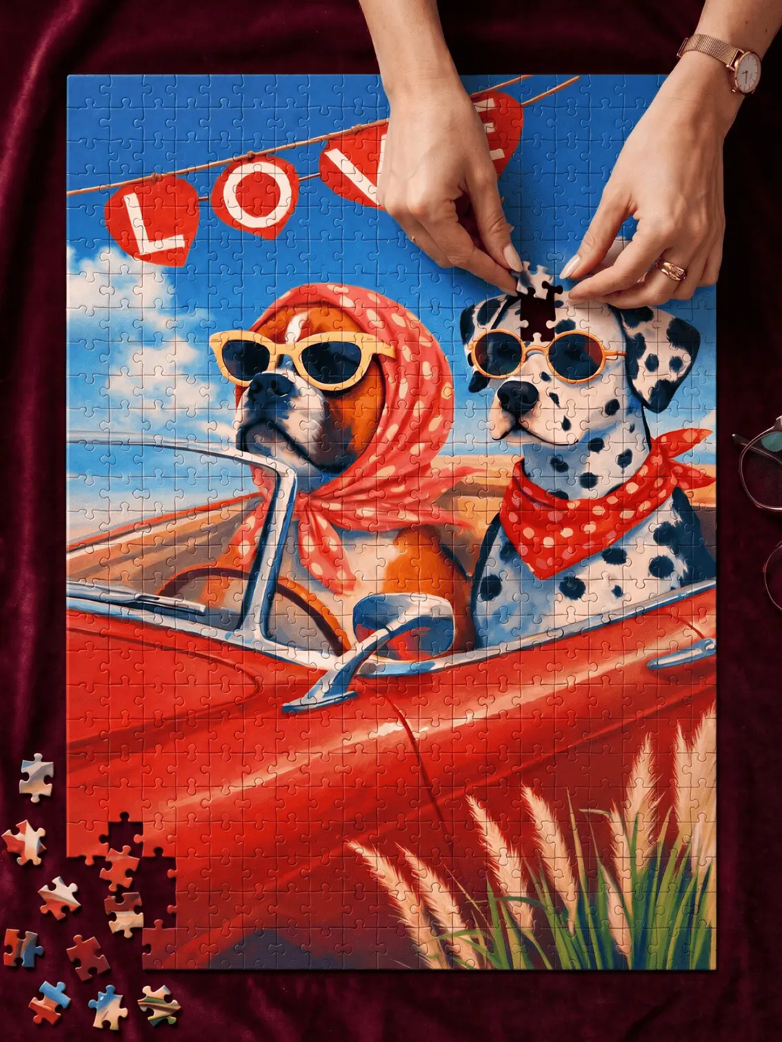 Puppy Love puzzle 500 elementów - obrazek 2
