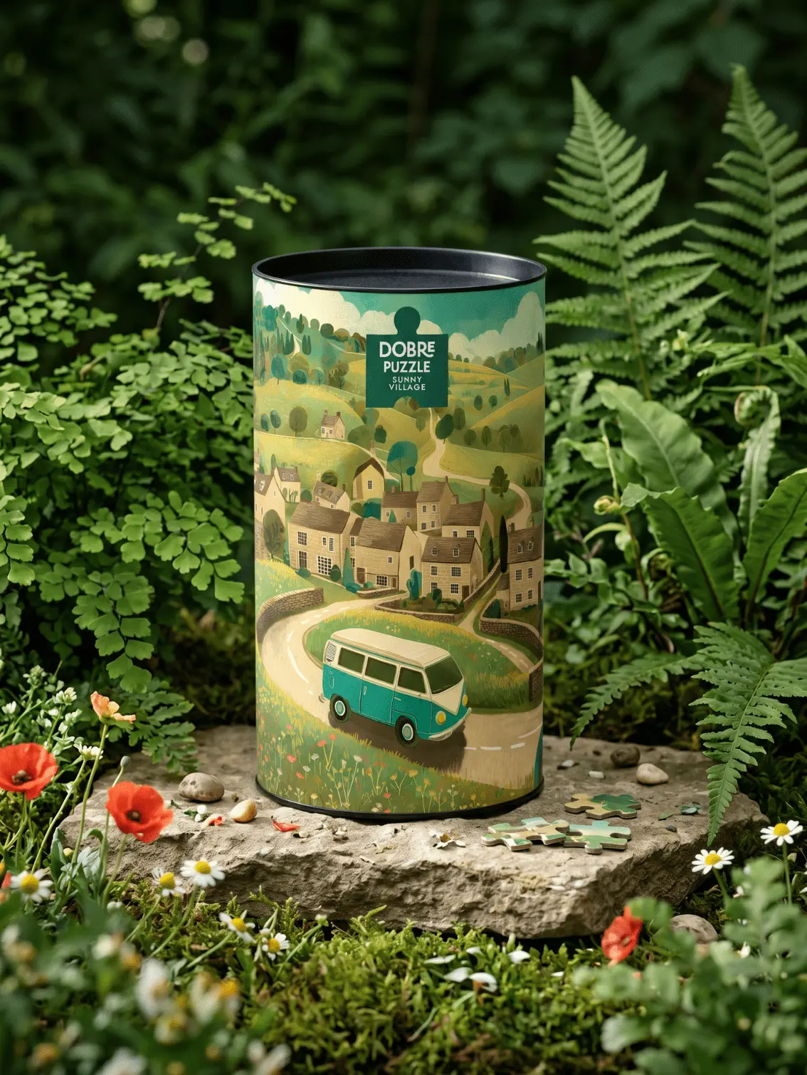Sunny Village puzzle 500 elementów - obrazek 2