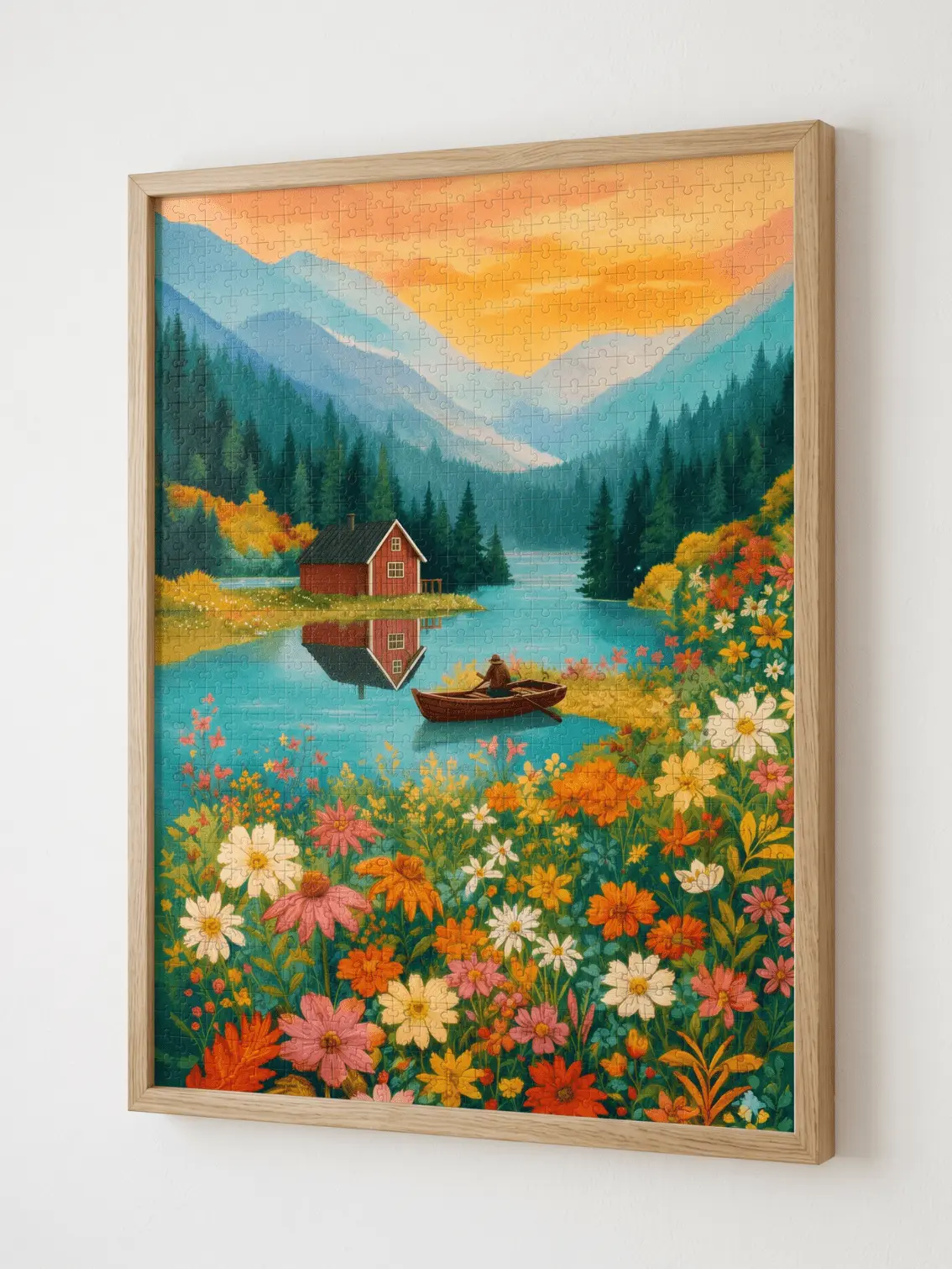 Flower Valley puzzle 1000 elementów - obrazek 6