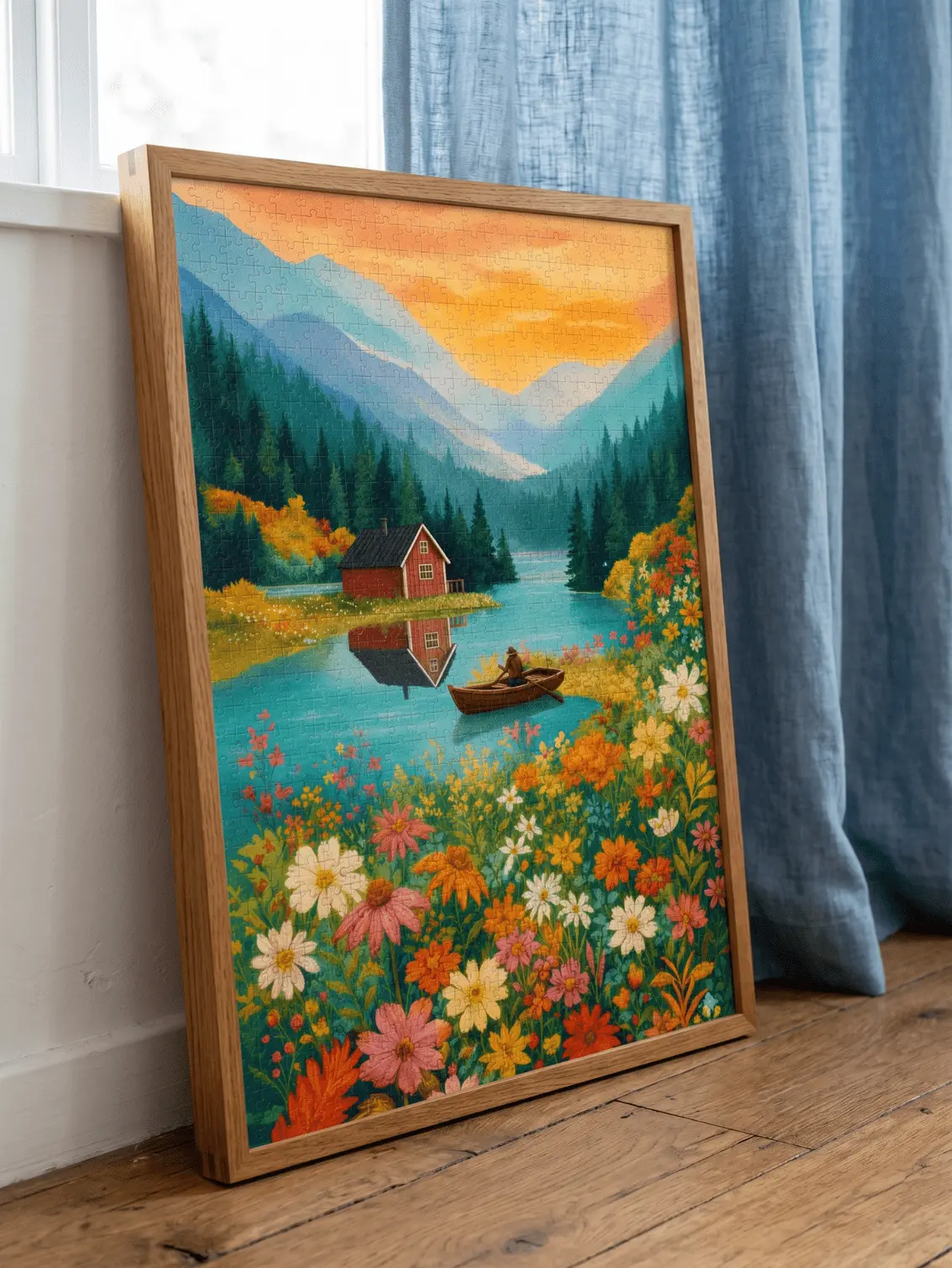 Flower Valley puzzle 1000 elementów - obrazek 4