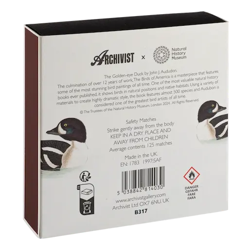 Golden-Eye Duck Matches - duże zapałki premium - obrazek 3