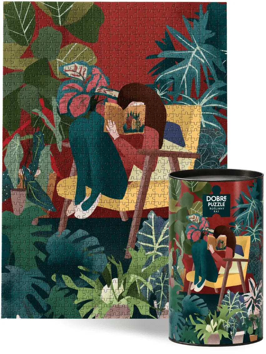 Roślinny Raj puzzle 1000 elementów