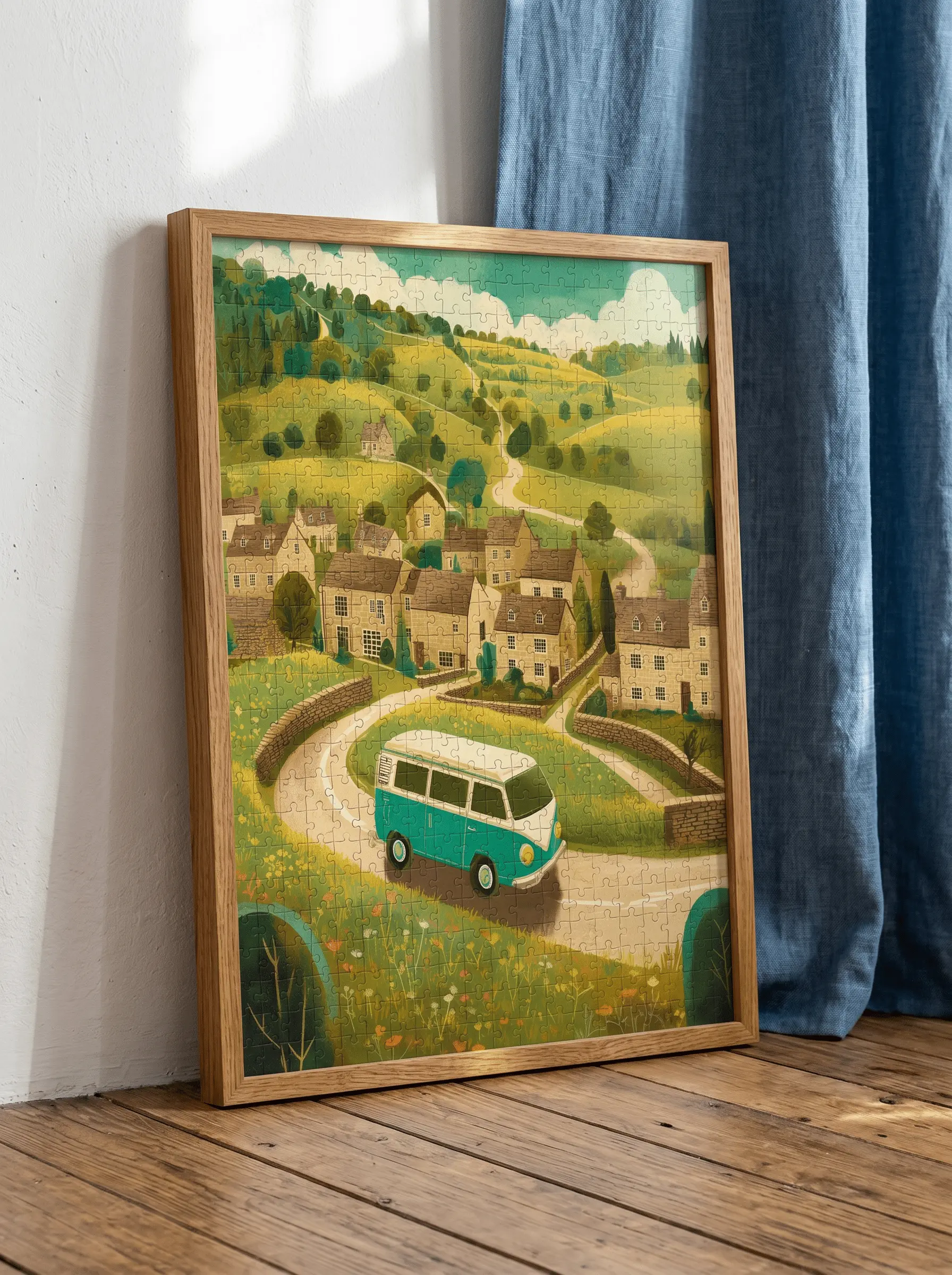 Sunny Village puzzle 500 elementów - obrazek 4