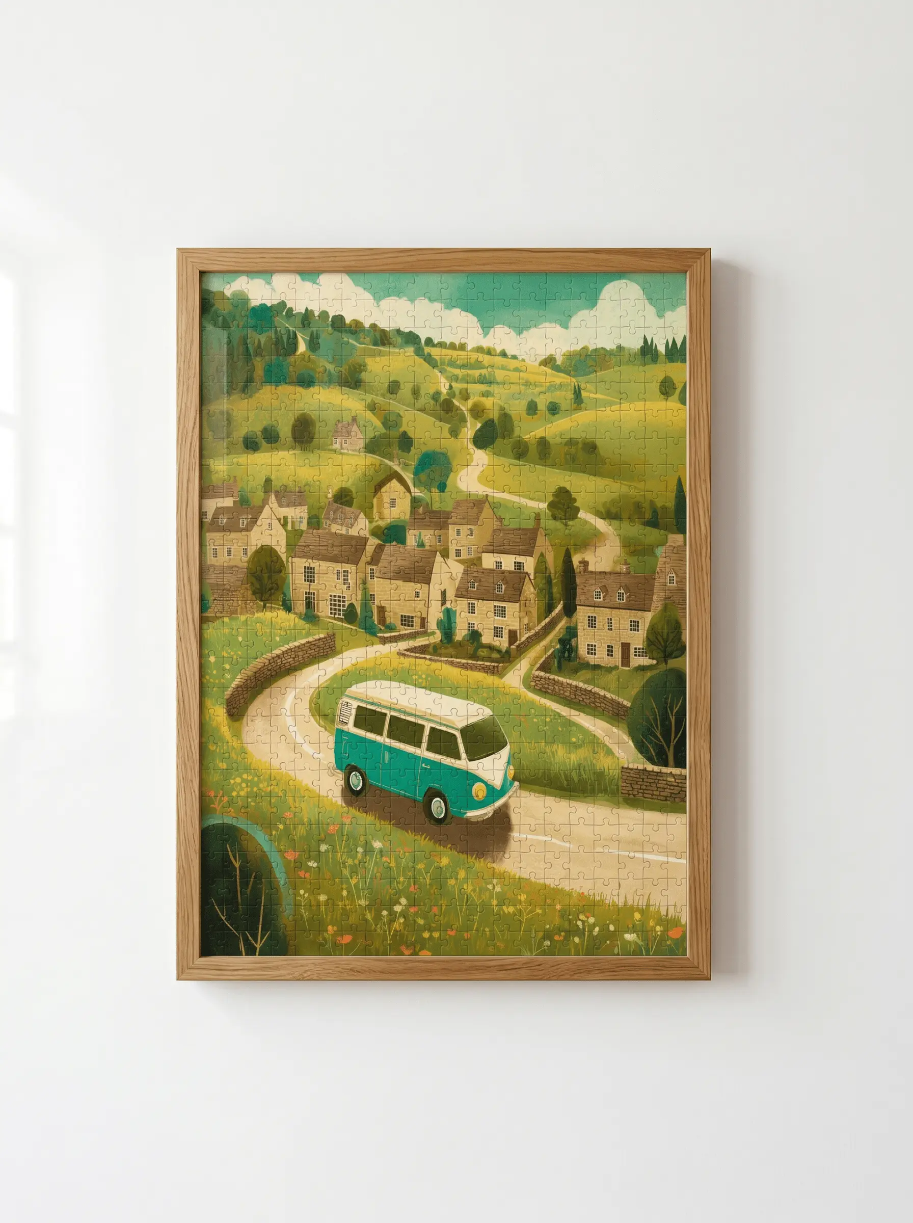 Sunny Village puzzle 500 elementów - obrazek 5