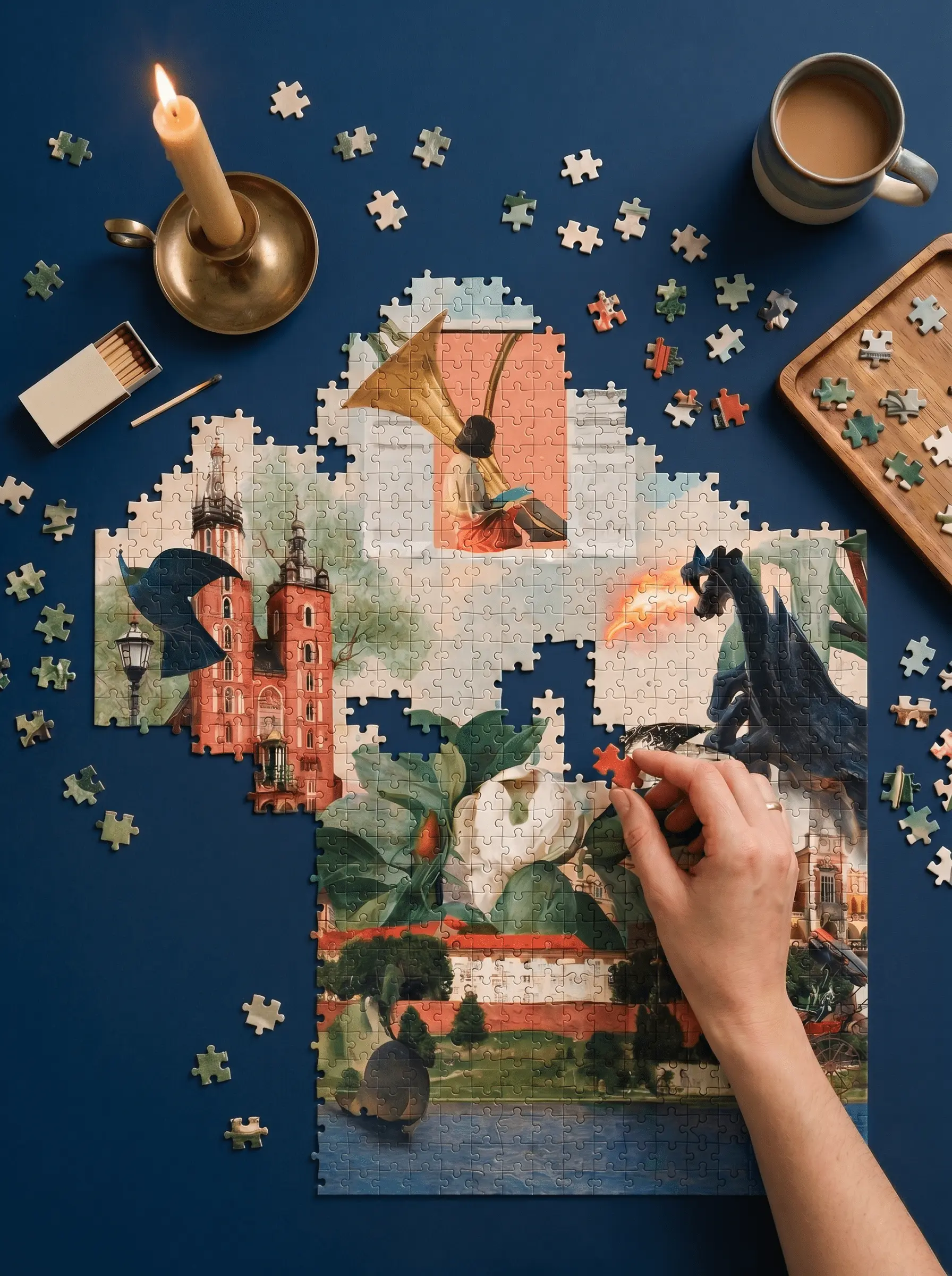 Kraków puzzle 1000 elementów - obrazek 3