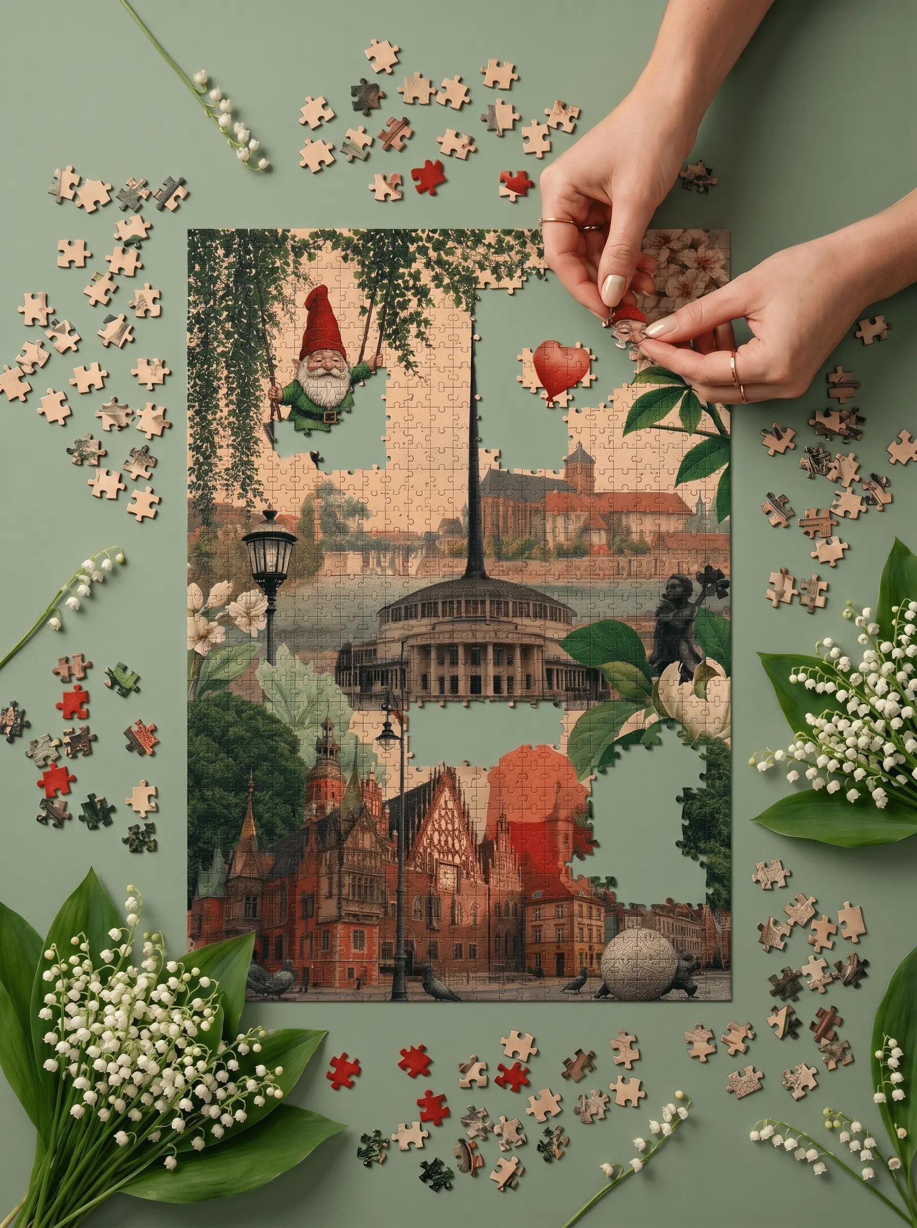 Wrocław puzzle 1000 elementów - obrazek 2