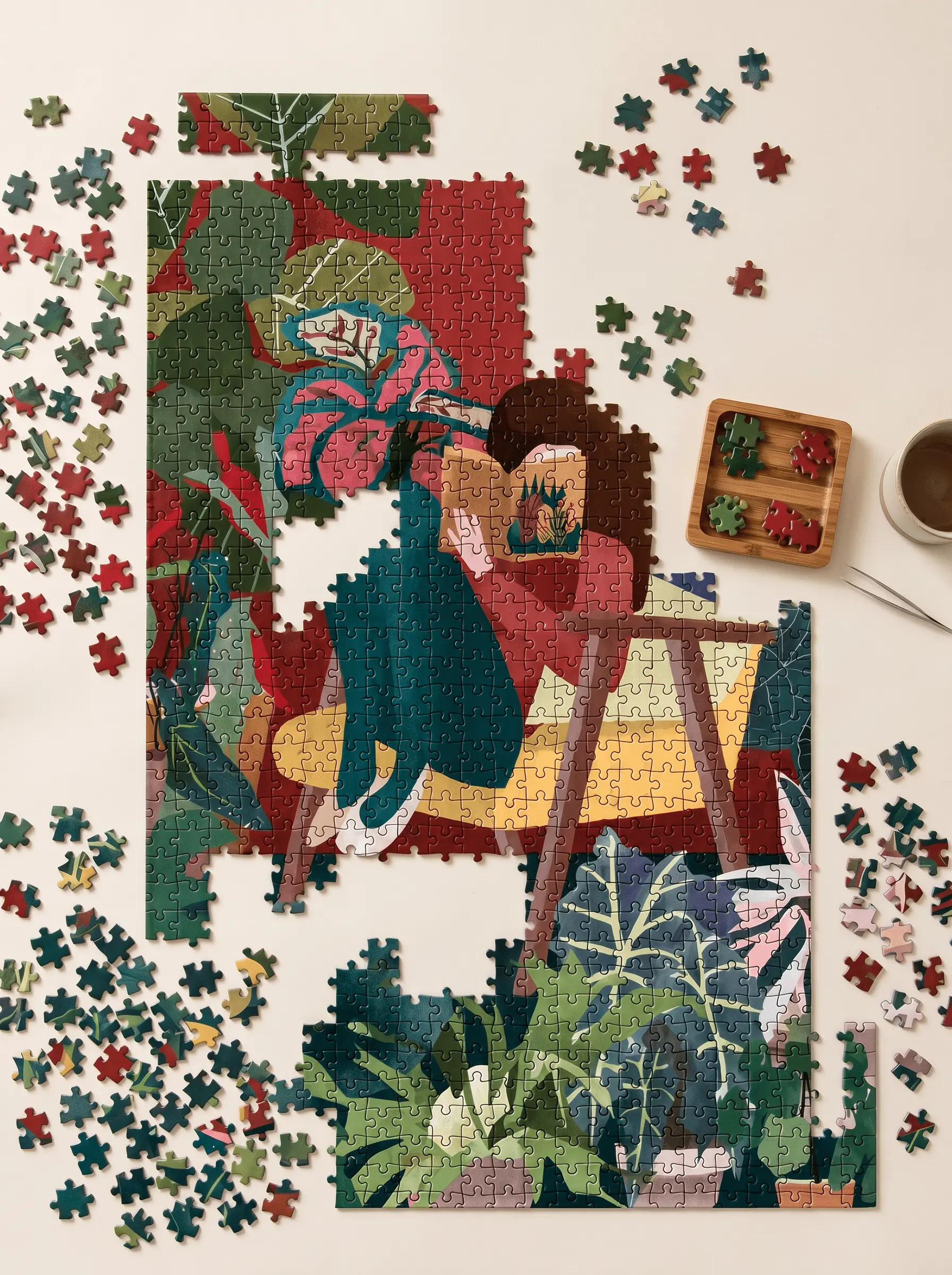 Roślinny Raj puzzle 1000 elementów - obrazek 7