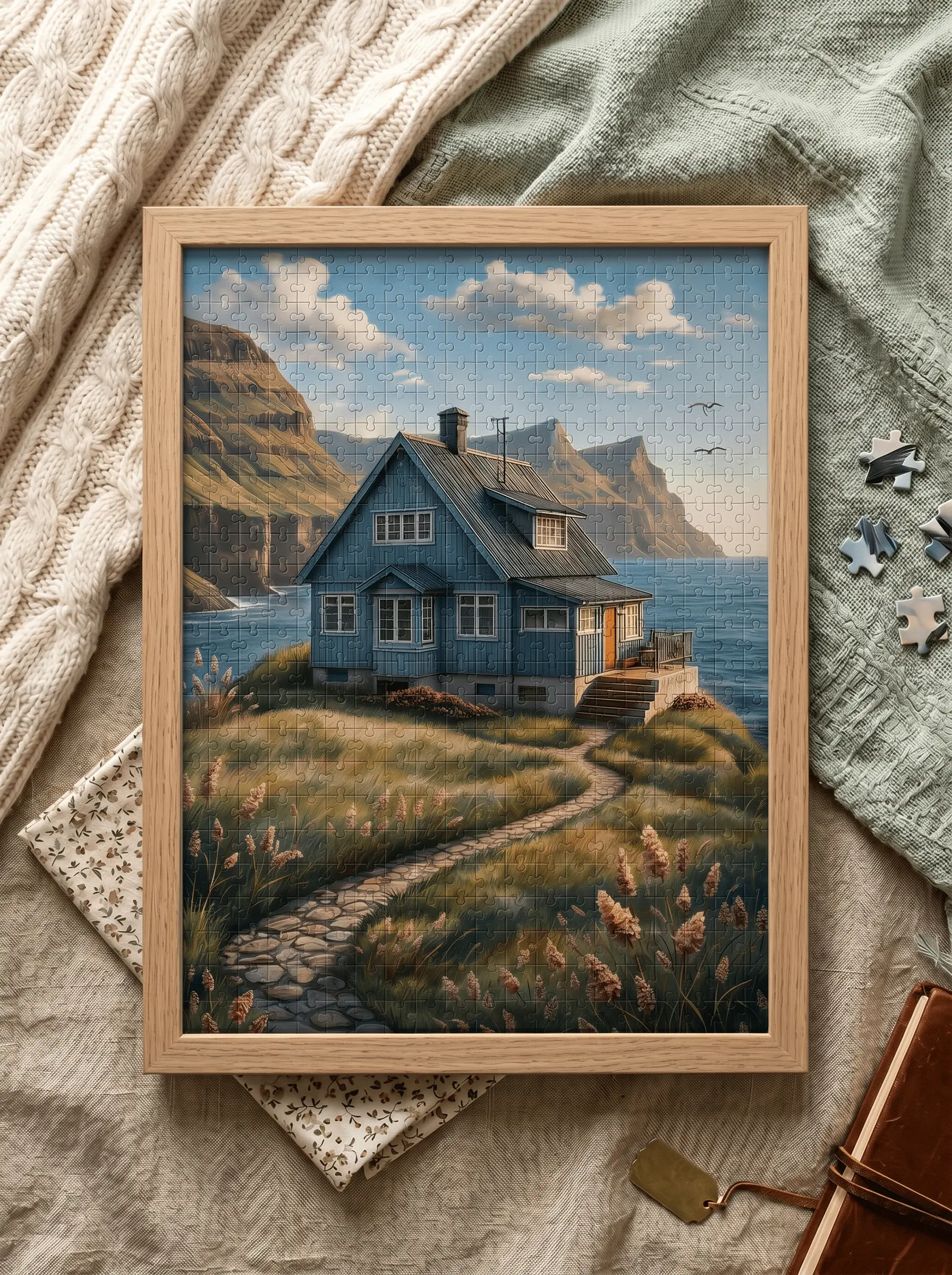 Seaside House puzzle 500 elementów - obrazek 7