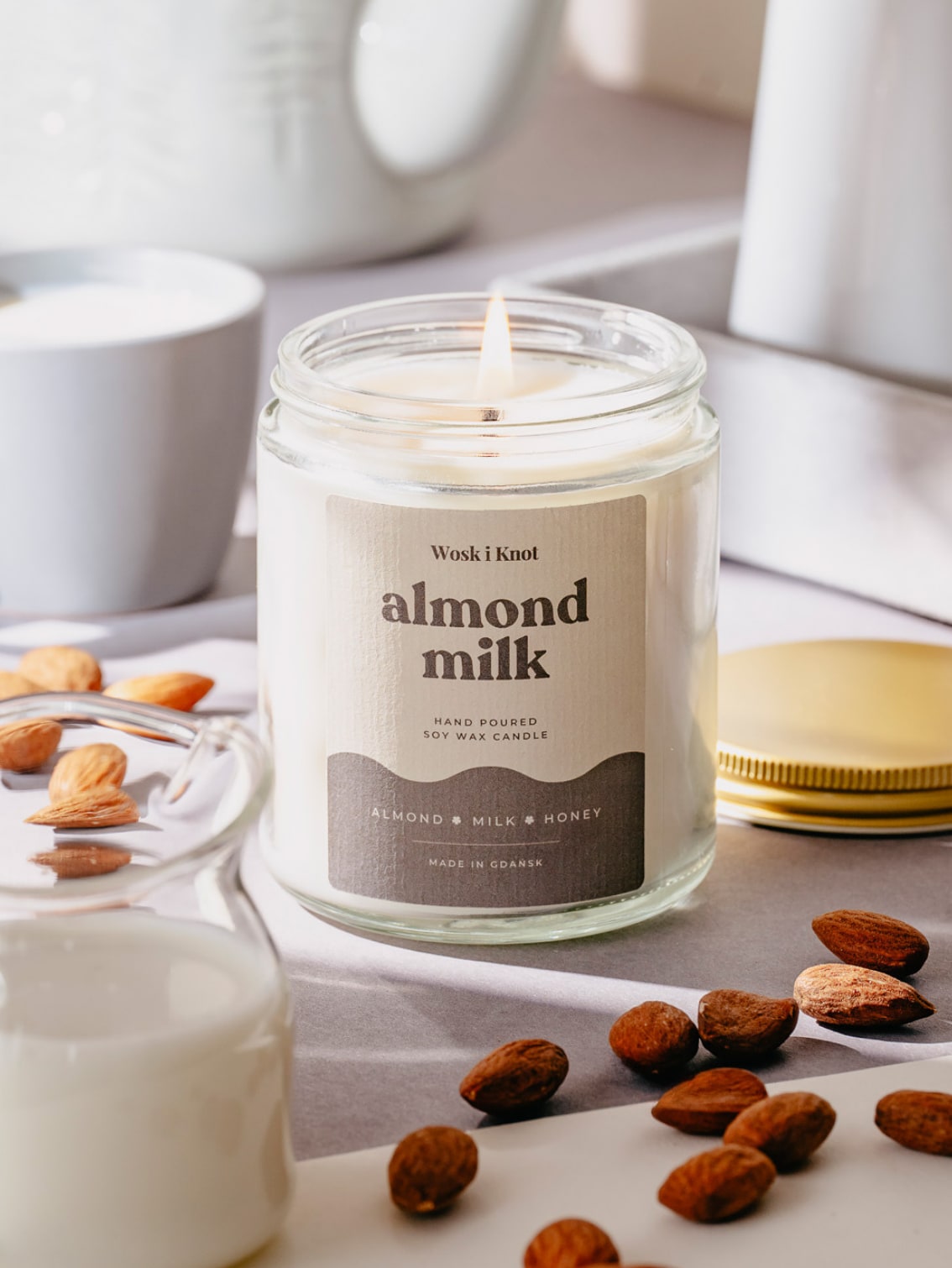 Almond Milk świeca sojowa