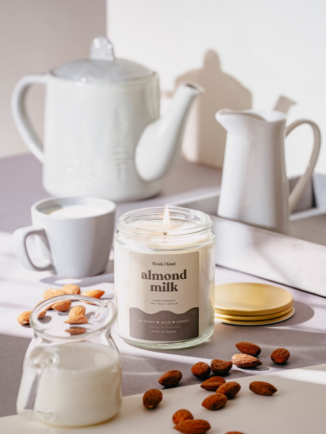 Almond Milk świeca sojowa - obrazek 2