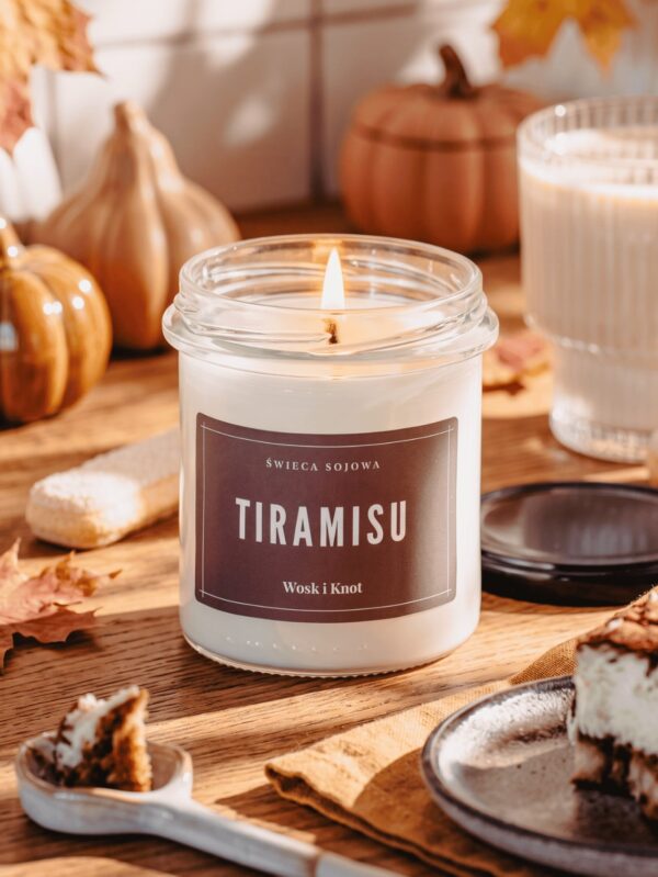 Tiramisu świeca sojowa