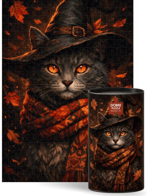 Puzzle Wizard Cat 500 elementów