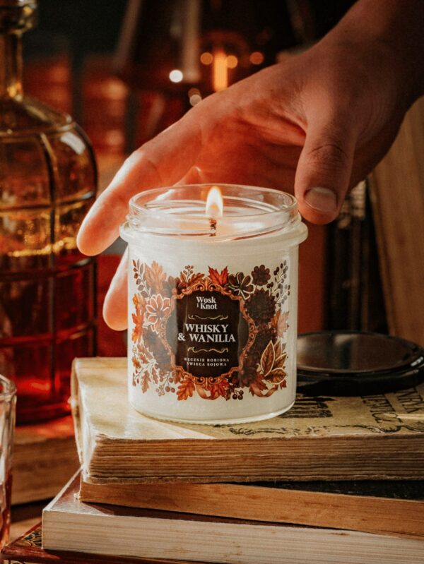 Whisky & Wanilia świeca sojowa